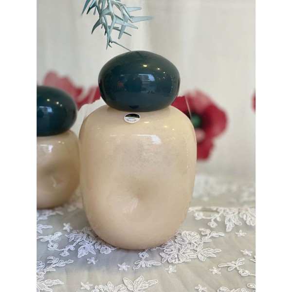 ΔΙΑΚΟΣΜΗΤΙΚΟ ΓΥΑΛΙΝΟ JAR 16.5x16.5x27cm