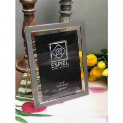 ΚΟΡΝΙΖΑ ΜΕΤΑΛΛΙΚΗ ΓΚΡΙ-ΧΡΥΣΟ 15X20EK ESPIEL