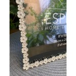 ΚΟΡΝΙΖΑ ΜΕΤΑΛΛΙΚΗ ΜΕ ΛΕΥΚΑ ΑΝΘΑΚΙΑ 20Χ25ΕΚ