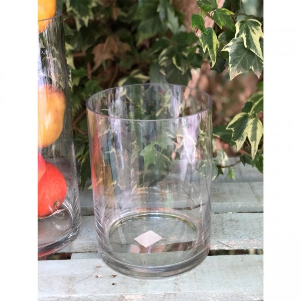ΒΑΖO ΓΥΑΛΙΝΟ ΚΥΛΙΝΔΡΟΣ 15Χ20CM