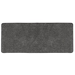 Χαλί κουζίνας polyester/καουτσούκ μαύρο 50X120cm 