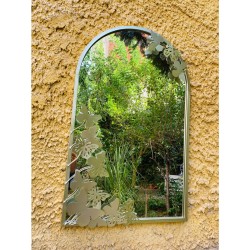 ΚΑΘΡΕΦΤΗΣ ΜΕΤΑΛΛΙΚΟΣ ΜΕ ΠΕΤΑΛΟΥΔΕΣ  55x4,5x87,5cm