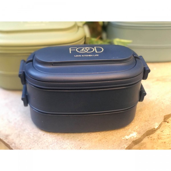ΦΑΓΗΤΟΔΟΧΕΙΟ 2 ΕΠΙΠΕΔΩΝ 1550 ML ΜΑΥΡΟ