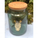 JUNGLE ZEBRA ΠΡΑΣΙΝΟ ΔΟΧΕΙΟ ΜΕ ΚΑΠΑΚΙ 890ML 10X14,5EK. ESPIEL