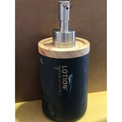 Dispenser κεραμικό με Bamboo μαύρο χρ. 270ml 
