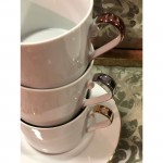 ΣΕΤ 6 ΠΟΡΣΕΛΑΝΙΝΑ ΦΛΥΤΖΑΝΙΑ ΤΣΑΓΙΟΥ GOLD/ROSE GOLD/SILVER
