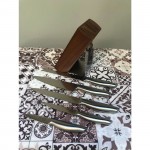 ΣΕΤ ΜΑΧΑΙΡΙΑ BLOCK INOX ACACIA 