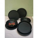 ΣΕΤ ΠΙΑΤΑ 7ΤΕΜ ΜΑΥΡΟ ΜΑΤ SPHERE BLACK