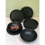 ΣΕΤ ΠΙΑΤΑ 7ΤΕΜ ΜΑΥΡΟ ΜΑΤ SPHERE BLACK