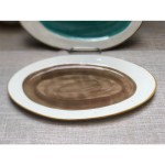 Πιατέλα σερβιρίσματος Country Οβάλ Brown 32,5 X 20,5