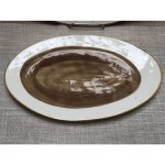 Πιατέλα σερβιρίσματος Country Οβάλ Brown 32,5 X 20,5 Πιατέλα σερβιρίσματος Country Οβάλ Brown 32,5 X 20,5