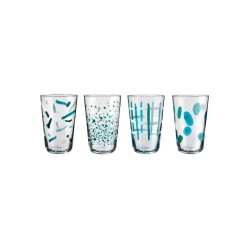 MOOD AURA ΣΕΤ 4ΤΕΜ ΠΟΤΗΡΙΑ ΣΩΛΗΝΑ 400ML 