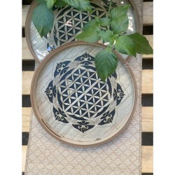 ΔΙΣΚΟΣ ΔΙΑΚΟΣΜΗΤΙΚΟΣ ΜΑΥΡΟ MDF 35X35X4.5ΕΚ ESPIEL